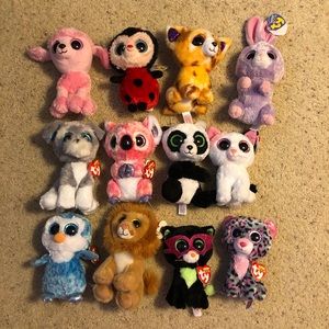 Lot of 12 beanie boos